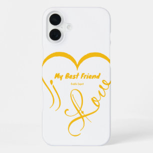 Ich liebe meinen besten Freund • Kuschel-Experte iPhone 16 Plus Hülle