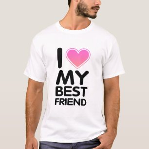Ich liebe meinen besten Freund T-Shirt
