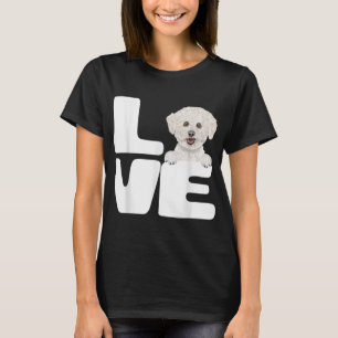 Ich Liebe meinen Bichons Frise Hund Lover T-Shirt