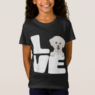 Ich Liebe meinen Bichons Frise Hund Lover T-Shirt