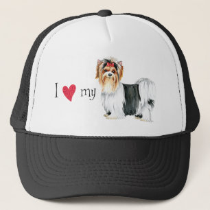 Ich Liebe meinen Biewer Terrier Truckerkappe