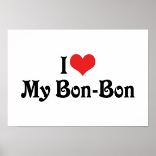 Ich liebe meinen Bon Bon Poster
