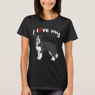 Ich Liebe meinen Border Collie Dog T-Shirt