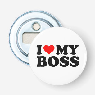 Ich Liebe meinen Boss Funny Red Heart Boss Ich hör Flaschenöffner