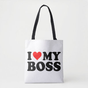 Ich Liebe meinen Boss Funny Red Heart Boss Ich hör Tasche