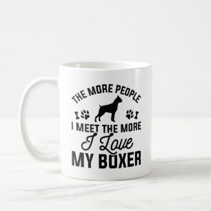 Ich liebe meinen Boxer Kaffeetasse