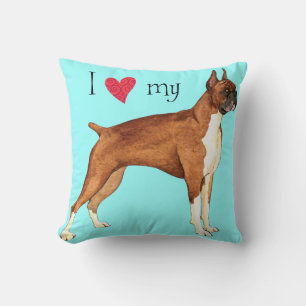 Ich Liebe meinen Boxer Kissen