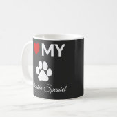 Ich Liebe meinen Boykin Spanierhund Sondertext Kaffeetasse (Vorderseite Links)