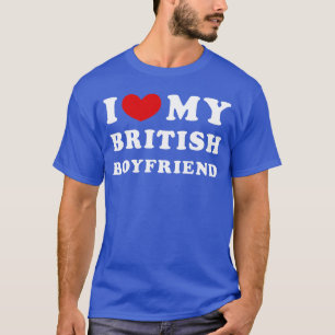 Ich liebe meinen britischen Freund Ich liebe meine T-Shirt