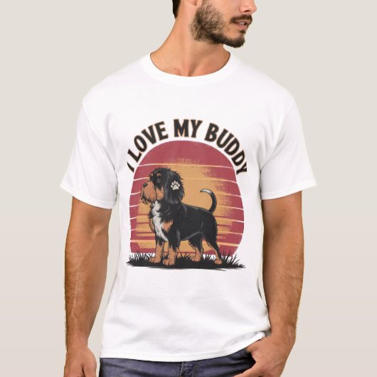 Ich liebe meinen Buddy T-Shirt (Vorderseite)