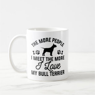 Ich liebe meinen Bullterrier Kaffeetasse