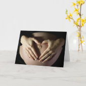 Ich Liebe meinen Bump Karte (Gelbe Blume)