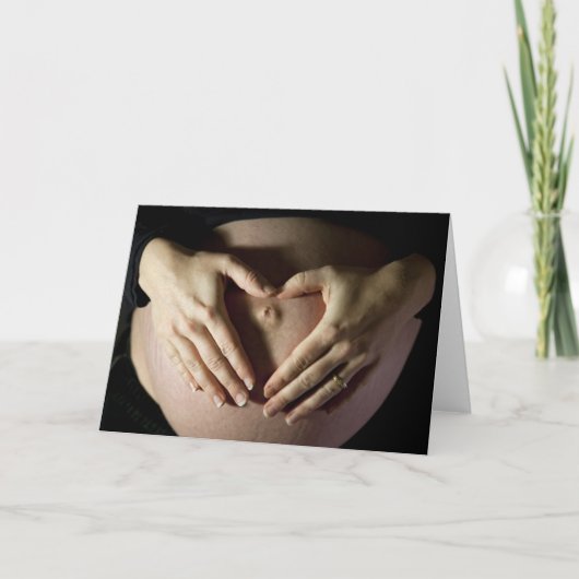 Ich Liebe meinen Bump Karte (Vorderseite)