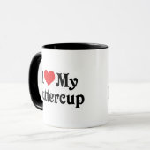 Ich Liebe meinen Buttercup Tasse (Vorderseite Links)