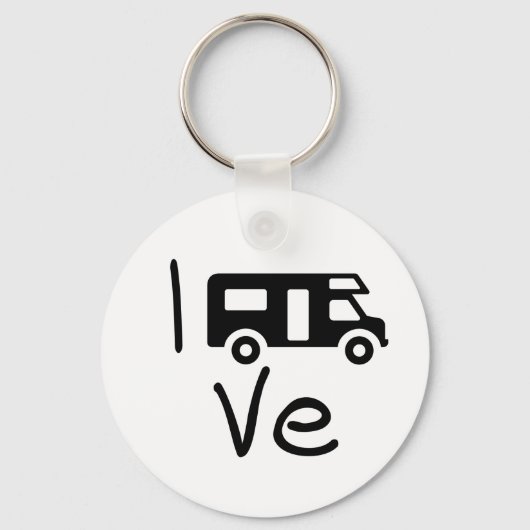 Ich Liebe meinen Camper. Ik hou van mijn Camper. V Schlüsselanhänger (Vorderseite)