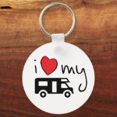 Ich Liebe meinen Camper. Ik hou van mijn Camper. V Schlüsselanhänger (Vorderseite)