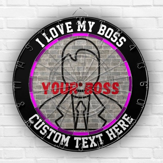 Ich Liebe meinen Chef Dart Spaß Spiel Stress Relie Dartscheibe