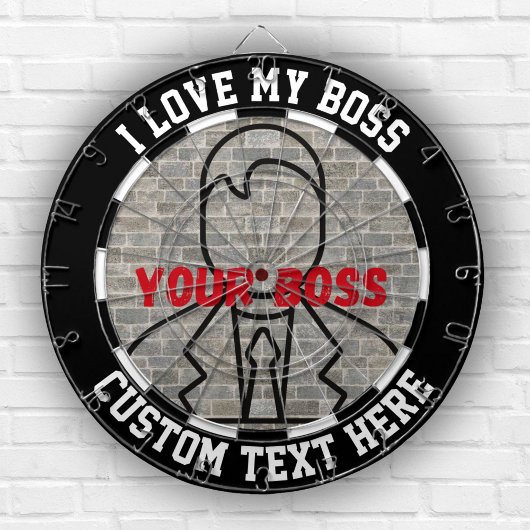 Ich Liebe meinen Chef Dart Spaß Spiel Stress Relie Dartscheibe