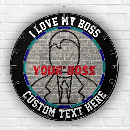 Ich Liebe meinen Chef Dart Spaß Spiel Stress Relie Dartscheibe