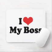 Ich Liebe meinen Chef Mousepad (Mit Mouse)