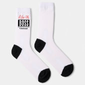 Ich liebe meinen Chef Socken (Rechts)