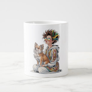 ich liebe meinen Chihuahua Jumbo-Tasse