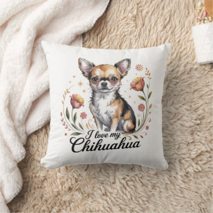 Ich liebe meinen Chihuahua Kissen