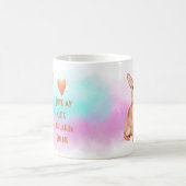 Ich Liebe meinen Chihuahua-Namen Custom Cartoon Do Kaffeetasse (Mittel)