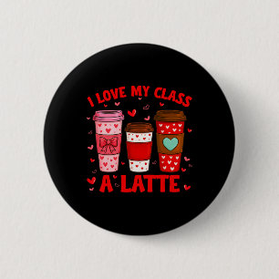 Ich liebe meinen Cl A Latte Herz Leopard Kaffee Fr Button