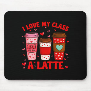 Ich liebe meinen Cl A Latte Herz Leopard Kaffee Fr Mousepad