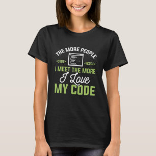 Ich liebe meinen Code T-Shirt
