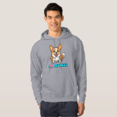 Ich liebe meinen Corgi Hoodie (Vorne ganz)