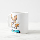 Ich liebe meinen Corgi Kaffeetasse (Vorderseite Links)
