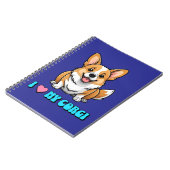 Ich liebe meinen Corgi Notizblock (Linke Seite)