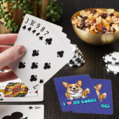 Ich liebe meinen Corgi Spielkarten (In Situ)