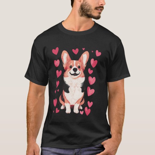 Ich liebe meinen Corgi T-Shirt (Vorderseite)