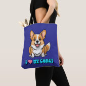 Ich liebe meinen Corgi Tasche (Von Nahem)