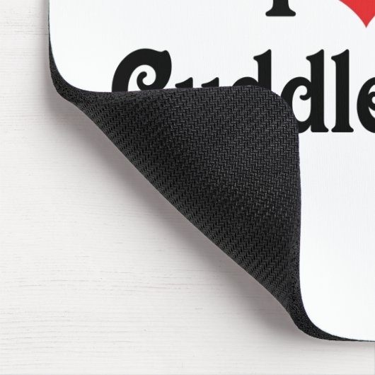 Ich Liebe meinen Cuddle Bunny Mousepad (Ecke)