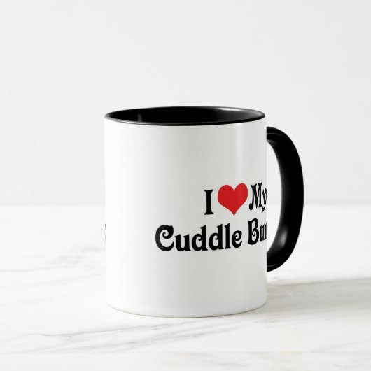 Ich Liebe meinen Cuddle Bunny Tasse (VorderseiteRechts)
