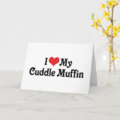 Ich Liebe meinen Cuddle Muffin Karte (Gelbe Blume)