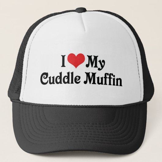 Ich Liebe meinen Cuddle Muffin Truckerkappe (Vorderseite)