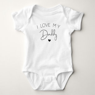 Ich Liebe meinen Daddy Bodysuit Baby Strampler