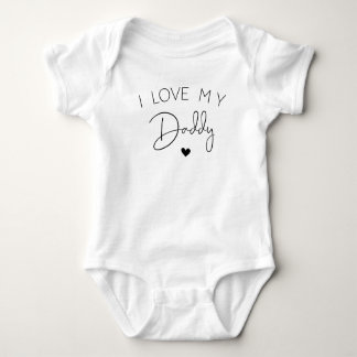 Ich Liebe meinen Daddy Bodysuit Baby Strampler