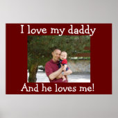 Ich Liebe meinen Daddy Poster (Vorne)