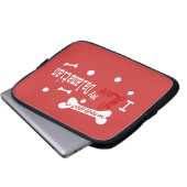 Ich Liebe meinen Dalmatiner Laptopschutzhülle (Vorne Knopf)