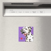 Ich Liebe meinen Dalmatiner Magnet (In Situ (Geschirrspüler))
