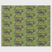 Ich Liebe meinen deutschen Einwegshepter Geschenkpapier (Flach)