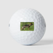 Ich Liebe meinen deutschen Einwegshepter Golfball (Vorderseite)