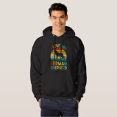 Ich Liebe meinen deutschen Schäferhund Hund Blue B Hoodie (Vorne ganz)