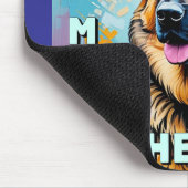 Ich liebe meinen Deutschen Schäferhund Mousepad (Ecke)